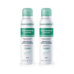 Pihustav deodorant Somatoline Cosmetic Pack Sensitive Skin, 2 x 150 ml hind ja info | Deodorandid | kaup24.ee