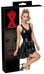 Сексуальное платье LateX, черный цвет цена и информация | Сексуальное женское белье | kaup24.ee