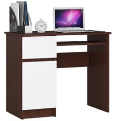 Письменный стол Piksel, белый/коричневый цена и информация | Компьютерные, письменные столы | kaup24.ee