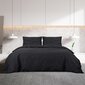 vidaXL voodipesukomplekt, must, 260x220 cm hind ja info | Voodipesukomplektid | kaup24.ee