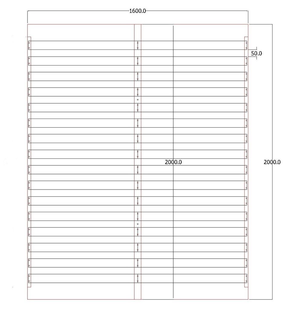 Voodi Abramo 180 x 200 cm, hall hind ja info | Voodid | kaup24.ee