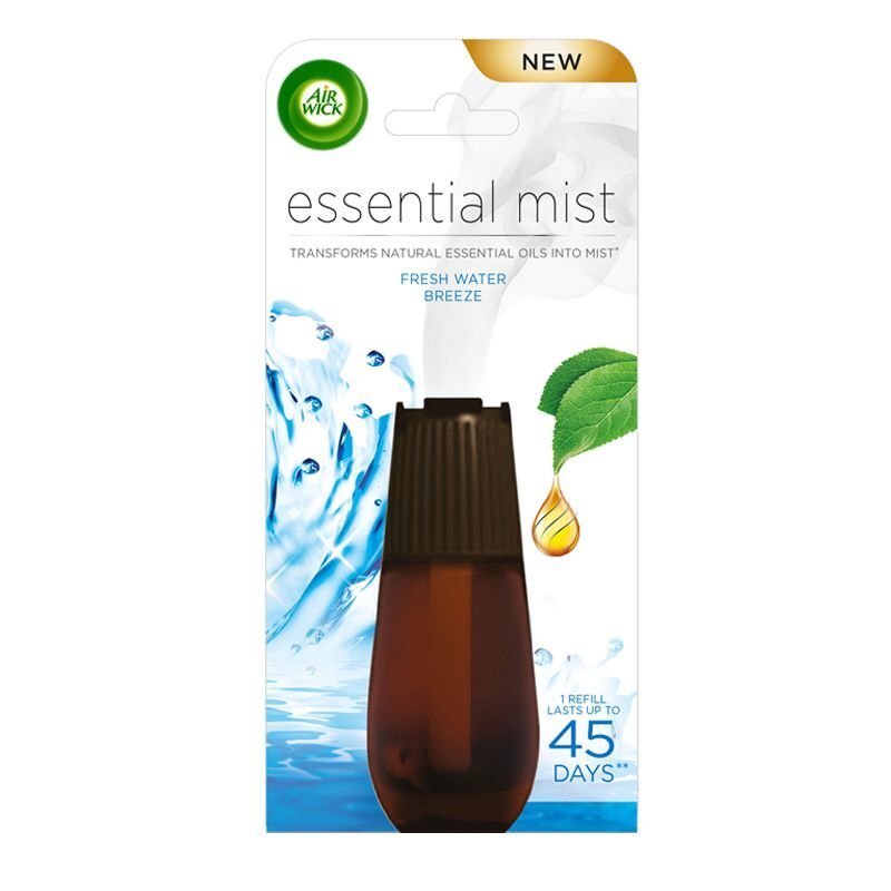 Õhuvärskendaja täide AirWick Essential Mist Fresh Water Breeze, 20 ml hind ja info | Õhuvärskendajad | kaup24.ee