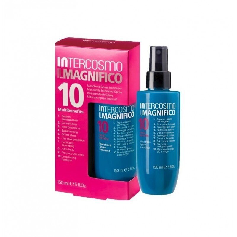 Intercosmo Intercosmo IL Magnifico 10 Multi Benefit Maschera Spray Intensive - Intensiivne juuksemaski sprei, 150 ml hind ja info | Maskid, õlid, seerumid | kaup24.ee