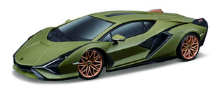 Модель автомобиля с дистанционным управлением Maisto Tech Lamborghini Sian FKP37 82338, зеленый цвет цена и информация | Развивающий мелкую моторику - кинетический песок KeyCraft NV215 (80 г) детям от 3+ лет, бежевый | kaup24.ee