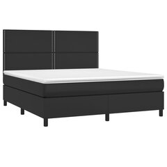 Кровать vidaXL, 180х200 см, черный цена и информация | Кровати | kaup24.ee