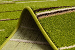 Rugsx ковровая дорожка Heat-Set Fryz Neli, зелёная, 80 см
