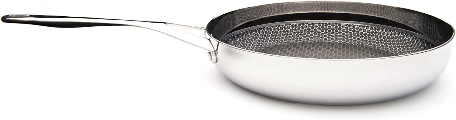 Pann Crowd Cookware - Blackbeard - Ø 28 cm - Mittenakkuva kattega ja kriimustusvastane – sobib igat tüüpi pliitidele - Roostevaba teras – nõudepesumasinas pestav ja ahjukindel hind ja info | Pannid | kaup24.ee