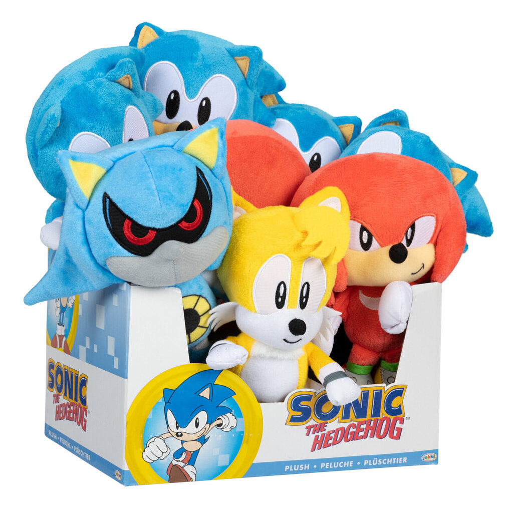 Pehme kangelane Sonic The Hedgehog, 22 cm, W8 hind ja info | Pehmed mänguasjad | kaup24.ee