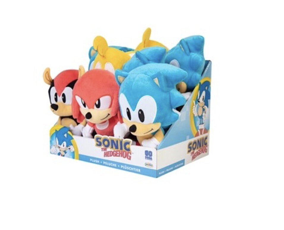 Pehme kangelane Sonic The Hedgehog, 22 cm, W8 hind ja info | Pehmed mänguasjad | kaup24.ee