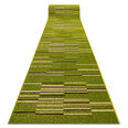 Rugsx ковровая дорожка Heat-Set Fryz Neli, зелёная, 90 см