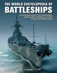 Battleships, World Encyclopedia of: An illustrated history: pre-dreadnoughts, dreadnoughts, battleships and battle cruisers from 1860 onwards, with 500 archive photographs цена и информация | Книги по социальным наукам | kaup24.ee