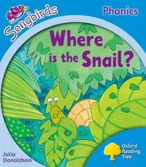 Oxford Reading Tree: Level 3: More Songbirds Phonics: Where is the Snail? hind ja info | Noortekirjandus | kaup24.ee