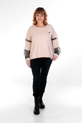 Elegantne pluus kombineeritud varrukatega hind ja info | Naiste pluusid, särgid | kaup24.ee