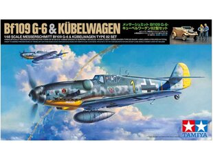 Tamiya - Messerschmitt Bf109 G-6 & Kübelwagen Type 82 Set, 25204 цена и информация | Конструкторы и кубики | kaup24.ee