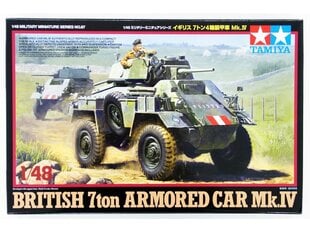 Tamiya - British 7ton Armored Car Mk.IV, 1/48, 32587 цена и информация | Конструкторы и кубики | kaup24.ee