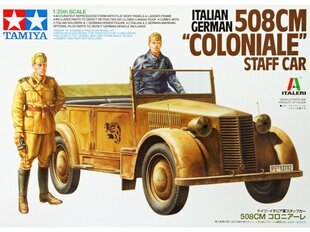 Tamiya - Italian/German 508CM "Coloniale" Staff Car, 1/35, 37014 цена и информация | Конструкторы и кубики | kaup24.ee