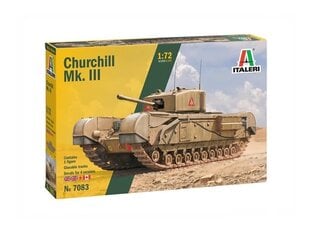Italeri - Churchill Mk.III, 1/72, 7083 цена и информация | Конструкторы и кубики | kaup24.ee