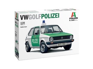 Italeri - VW Golf Polizei, 1/24, 3666 hind ja info | Klotsid ja konstruktorid | kaup24.ee