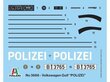 Italeri - VW Golf Polizei, 1/24, 3666 цена и информация | Klotsid ja konstruktorid | kaup24.ee