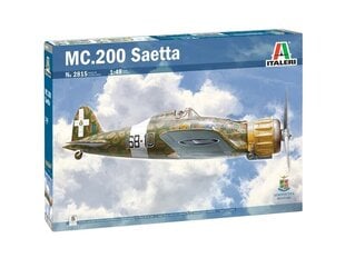 Italeri - Macchi C.200 Saetta, 1/48, 2815 цена и информация | Конструкторы и кубики | kaup24.ee