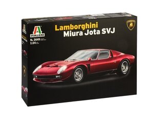 Italeri - Lamborghini Miura Jota SVJ, 1/24, 3649 hind ja info | Klotsid ja konstruktorid | kaup24.ee