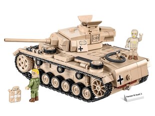COBI - Plastkonstruktorid Panzer III Ausf. J, 1/28, 2562 цена и информация | Конструкторы и кубики | kaup24.ee