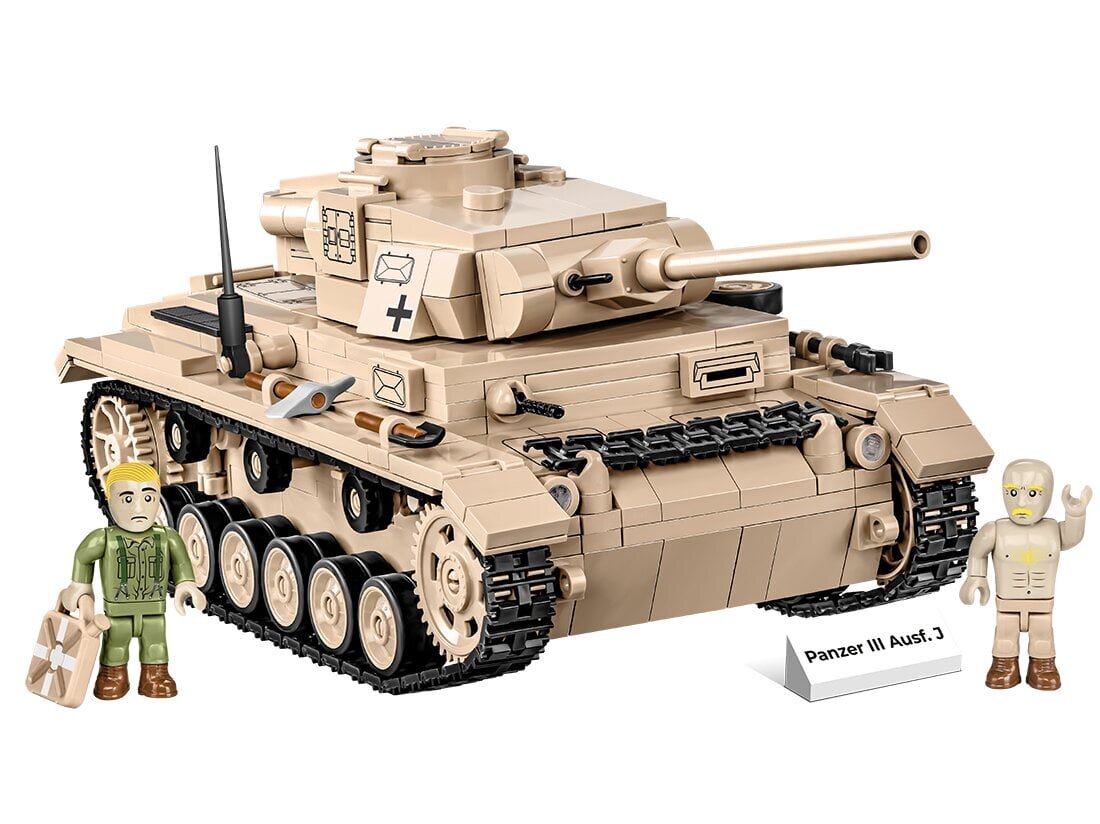 COBI - Plastkonstruktorid Panzer III Ausf. J, 1/28, 2562 hind ja info | Klotsid ja konstruktorid | kaup24.ee