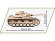 COBI - Plastkonstruktorid Panzer III Ausf. J, 1/28, 2562 hind ja info | Klotsid ja konstruktorid | kaup24.ee