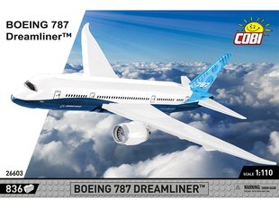 COBI - Plastkonstruktorid Boeing 787 Dreamliner, 1/110, 26603 цена и информация | Конструкторы и кубики | kaup24.ee