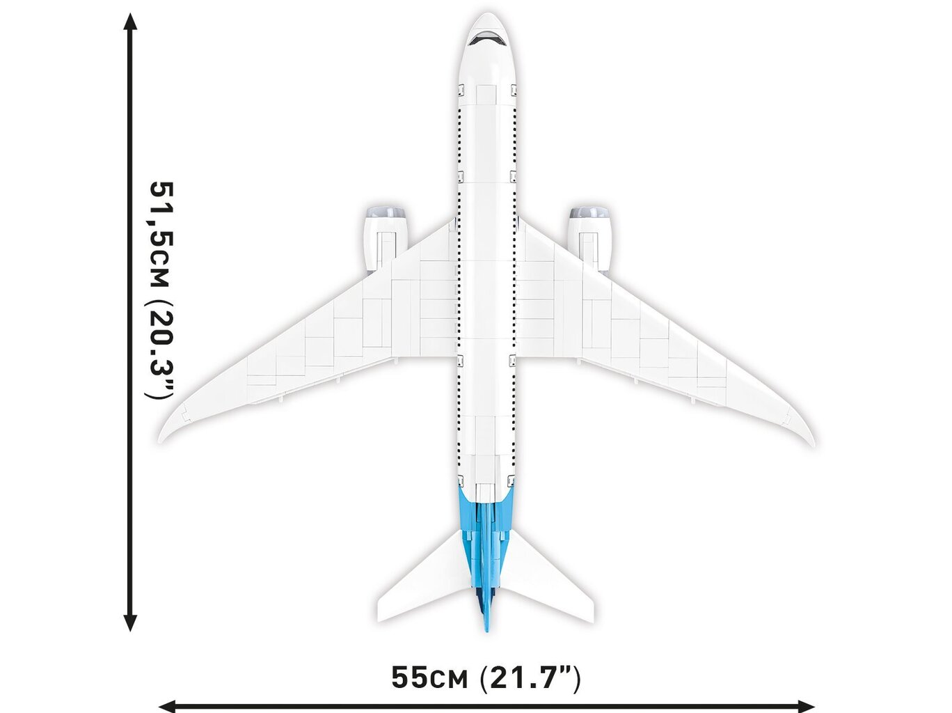 COBI - Plastkonstruktorid Boeing 787 Dreamliner, 1/110, 26603 цена и информация | Klotsid ja konstruktorid | kaup24.ee