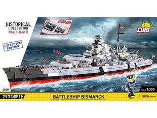 COBI - Конструктор Battleship Bismarck - Executive Edition, 1/300, 4840 цена и информация | Конструкторы и кубики | kaup24.ee