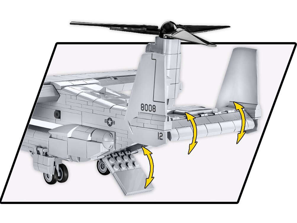 COBI - Plastkonstruktorid Bell-Boeing V-22 Osprey, 1/48, 5836 цена и информация | Klotsid ja konstruktorid | kaup24.ee