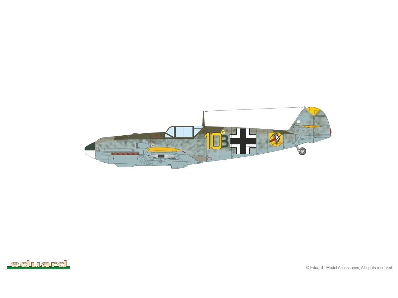 Eduard - Messerschmitt Bf 109E-4 Profipack, 1/72, 7033 цена и информация | Klotsid ja konstruktorid | kaup24.ee