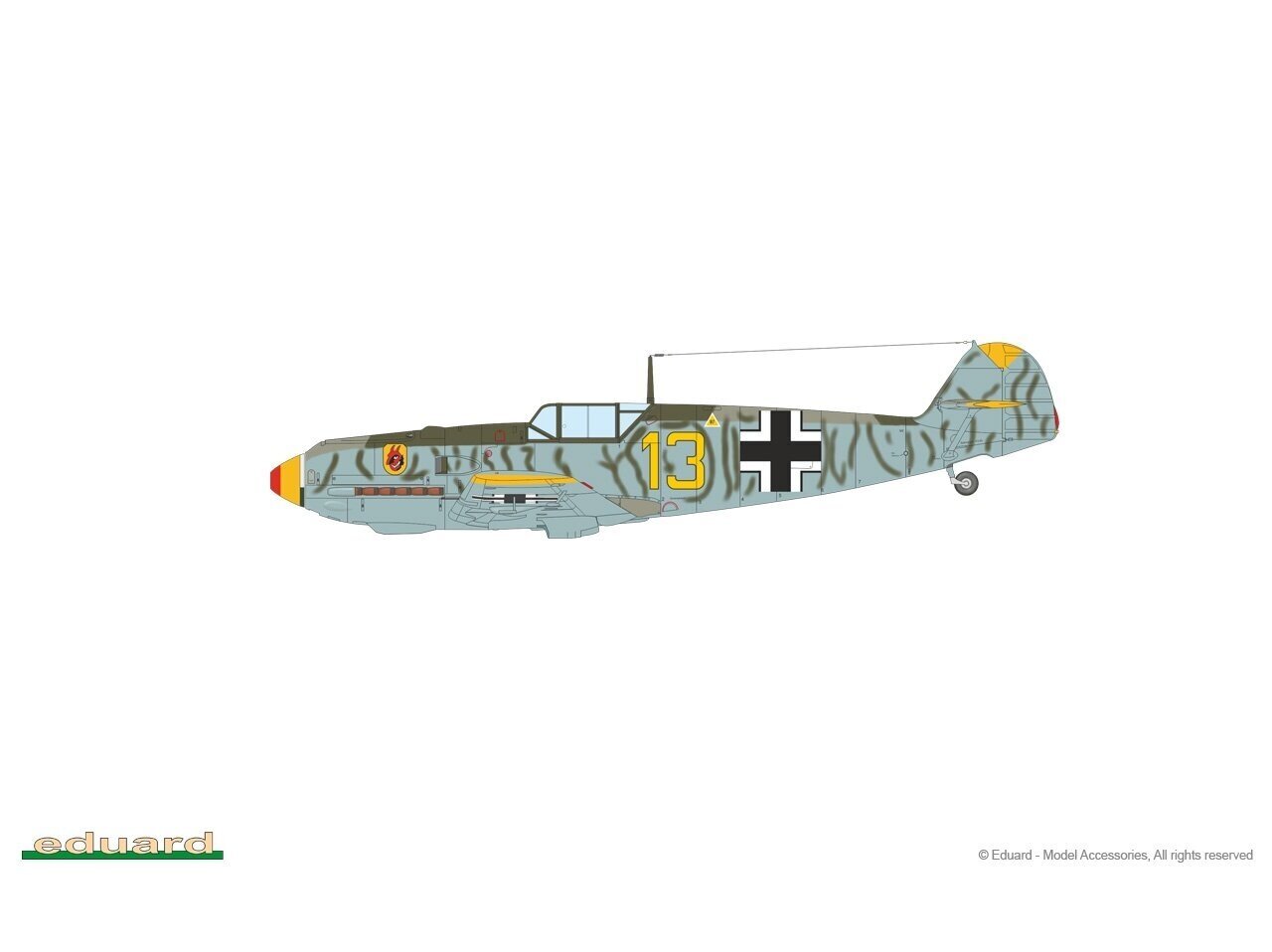 Eduard - Messerschmitt Bf 109E-4 Profipack, 1/72, 7033 цена и информация | Klotsid ja konstruktorid | kaup24.ee