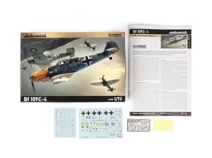 Eduard - Messerschmitt Bf 109E-4 Profipack, 1/72, 7033 hind ja info | Klotsid ja konstruktorid | kaup24.ee