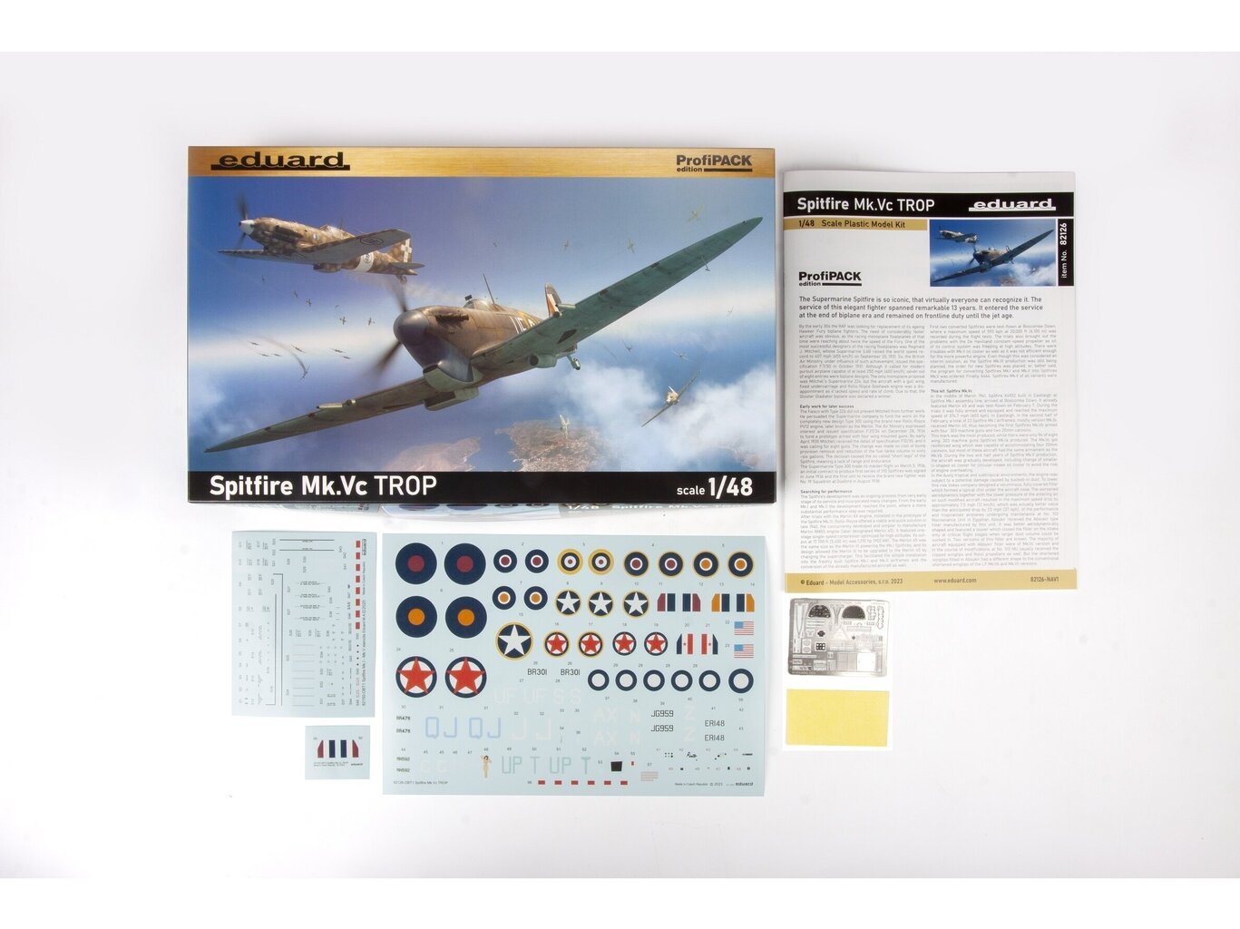 Eduard - Spitfire Mk.Vc TROP Profipack, 1/48, 82126 hind ja info | Klotsid ja konstruktorid | kaup24.ee