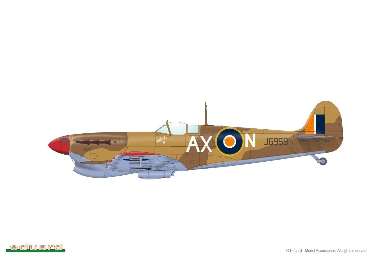 Eduard - Spitfire Mk.Vc TROP Profipack, 1/48, 82126 hind ja info | Klotsid ja konstruktorid | kaup24.ee