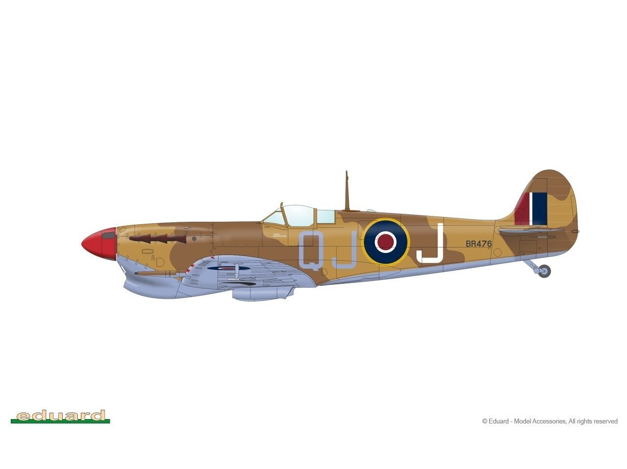 Eduard - Spitfire Mk.Vc TROP Profipack, 1/48, 82126 цена и информация | Klotsid ja konstruktorid | kaup24.ee