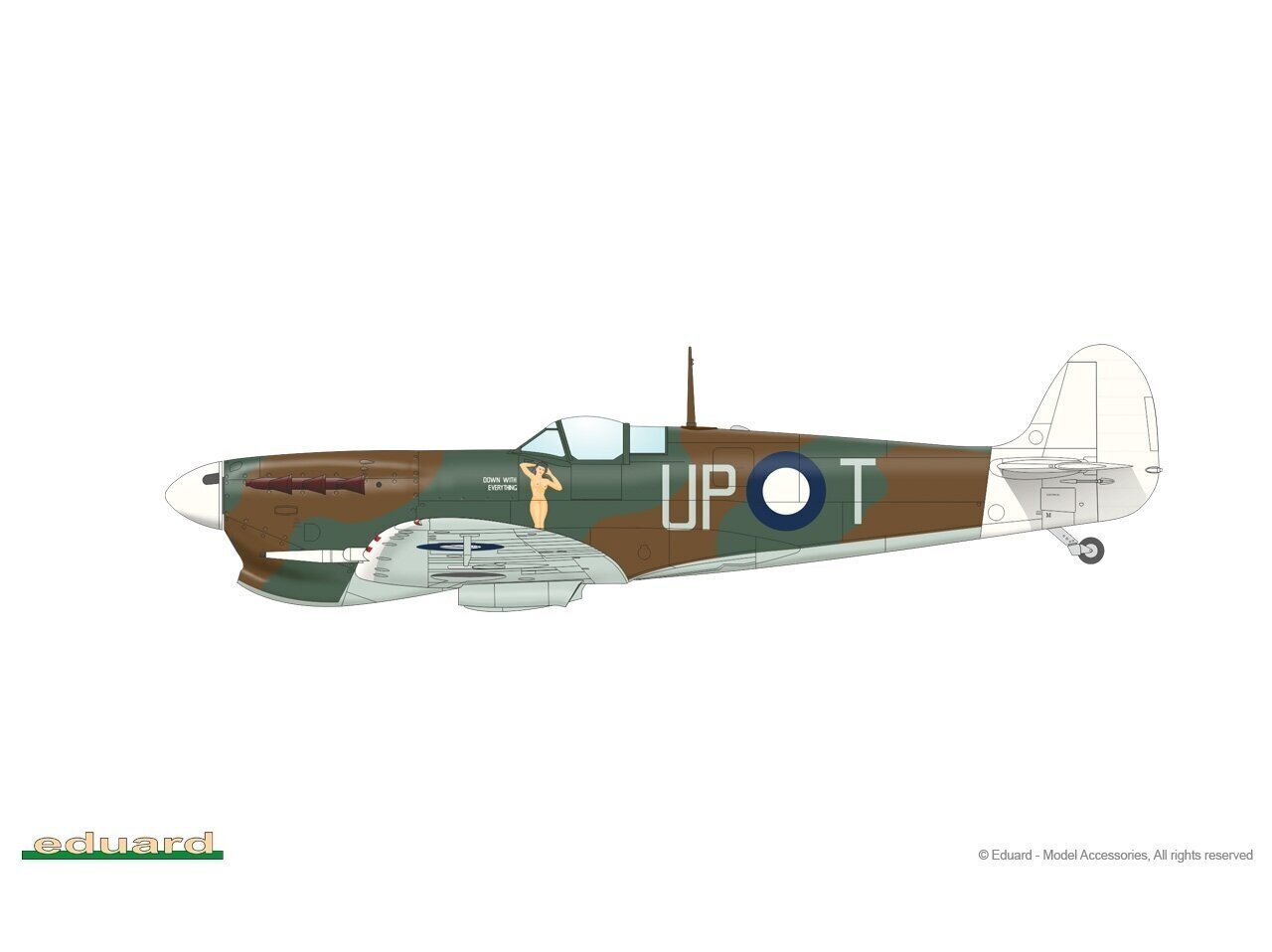 Eduard - Spitfire Mk.Vc TROP Profipack, 1/48, 82126 цена и информация | Klotsid ja konstruktorid | kaup24.ee