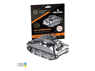 Metal Time - Metallistkonstruktorid M4 Sherman, 1/72, MT070 цена и информация | Конструкторы и кубики | kaup24.ee