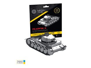 Metal Time - Metallistkonstruktorid Pz.Kpfw. II, 1/72, MT060 цена и информация | Конструкторы и кубики | kaup24.ee