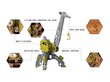 Metal Time - Metallistkonstruktorid Mighty Machine (mehaaniline), MT055 цена и информация | Klotsid ja konstruktorid | kaup24.ee