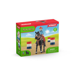 Женщина ковбой на лошади Schleich Farm World цена и информация | Развивающий мелкую моторику - кинетический песок KeyCraft NV215 (80 г) детям от 3+ лет, бежевый | kaup24.ee