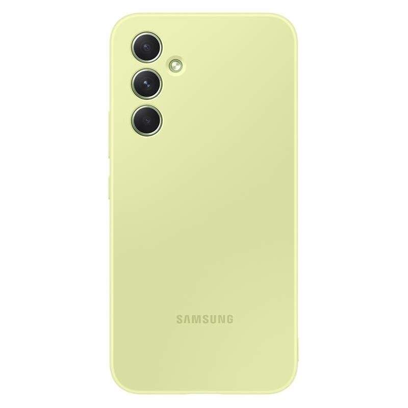 Telefoniümbris Silicone Case telefonile Samsung Galaxy A54, kollane цена и информация | Telefoni kaaned, ümbrised | kaup24.ee