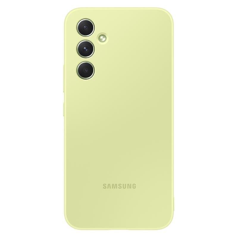 Telefoniümbris Silicone Case telefonile Samsung Galaxy A54, kollane hind ja info | Telefoni kaaned, ümbrised | kaup24.ee