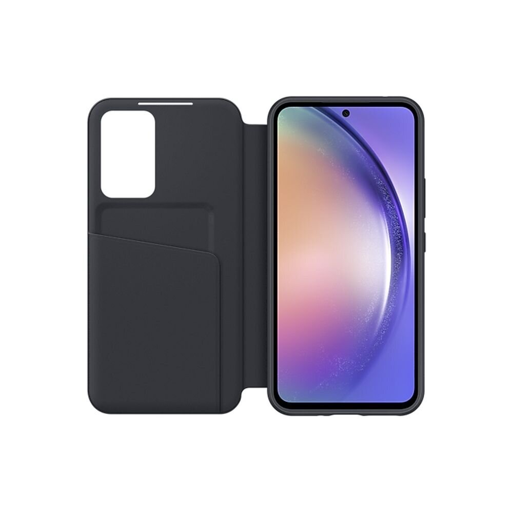 Telefoniümbris Smart View Wallet Case telefonile Samsung Galaxy A54, must hind ja info | Telefoni kaaned, ümbrised | kaup24.ee
