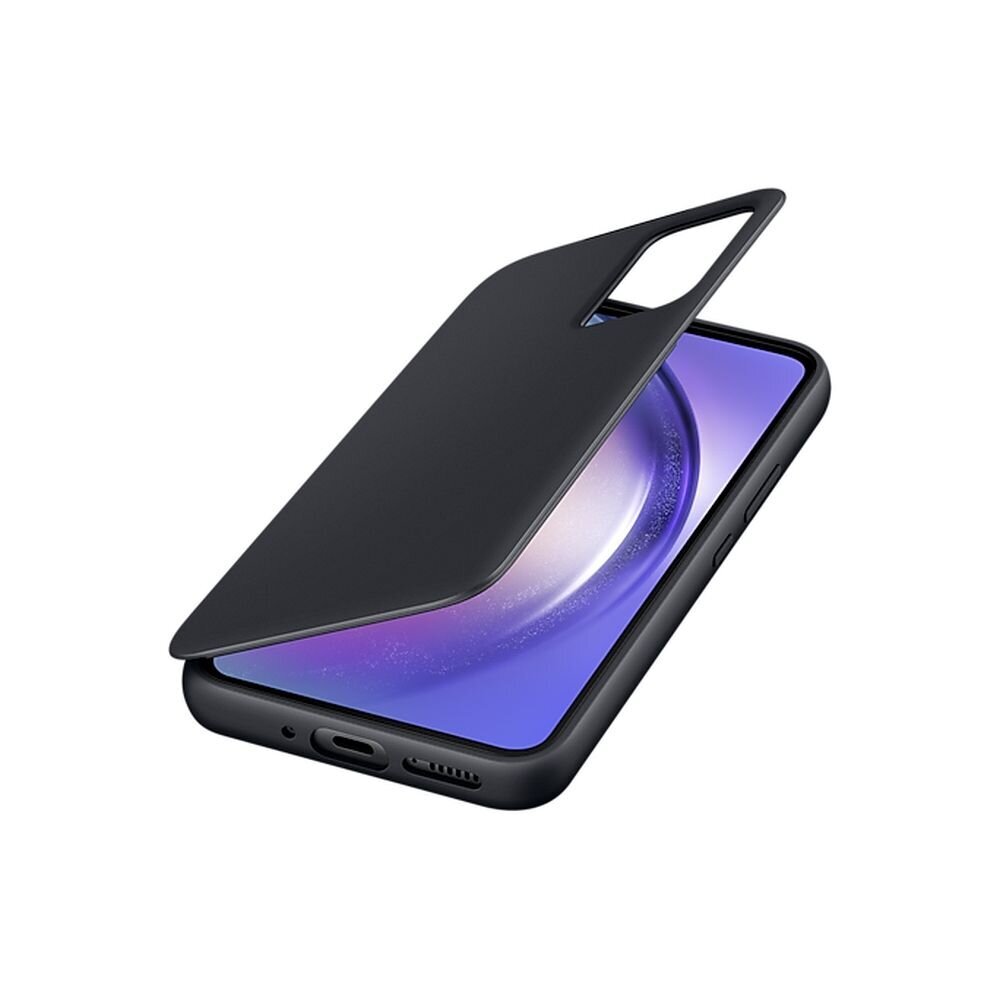 Telefoniümbris Smart View Wallet Case telefonile Samsung Galaxy A54, must hind ja info | Telefoni kaaned, ümbrised | kaup24.ee