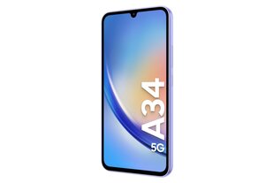 Samsung Galaxy A34 5G Dual SIM 8/256GB Light Violet SM-A346BLVEEUB цена и информация | Мобильные телефоны | kaup24.ee