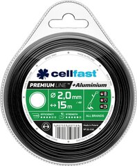 Леска для триммера Cellfast Premium 35-033, 2,4 мм x 15 м цена и информация | Cellfast Товары для сада | kaup24.ee