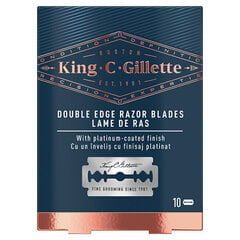 Varupardlid King (Double Edge Razor Blades) 10 tk цена и информация | Средства для бритья | kaup24.ee